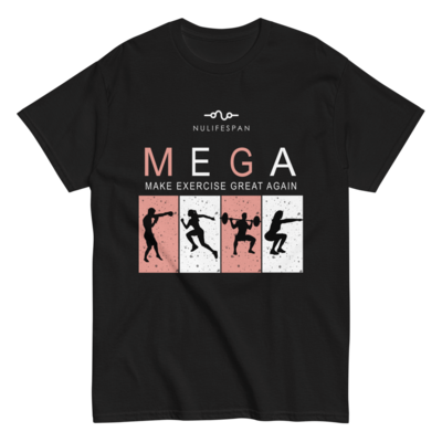 MEGA TShirt. Make exercise great again!