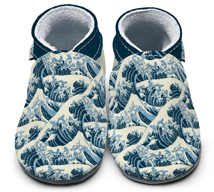 Stormy Seas - Inch Blue Shoes, Size: Small (0-6m)