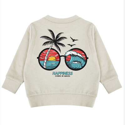 ‘Happiness Comes In Waves’ Sustainable Sweater