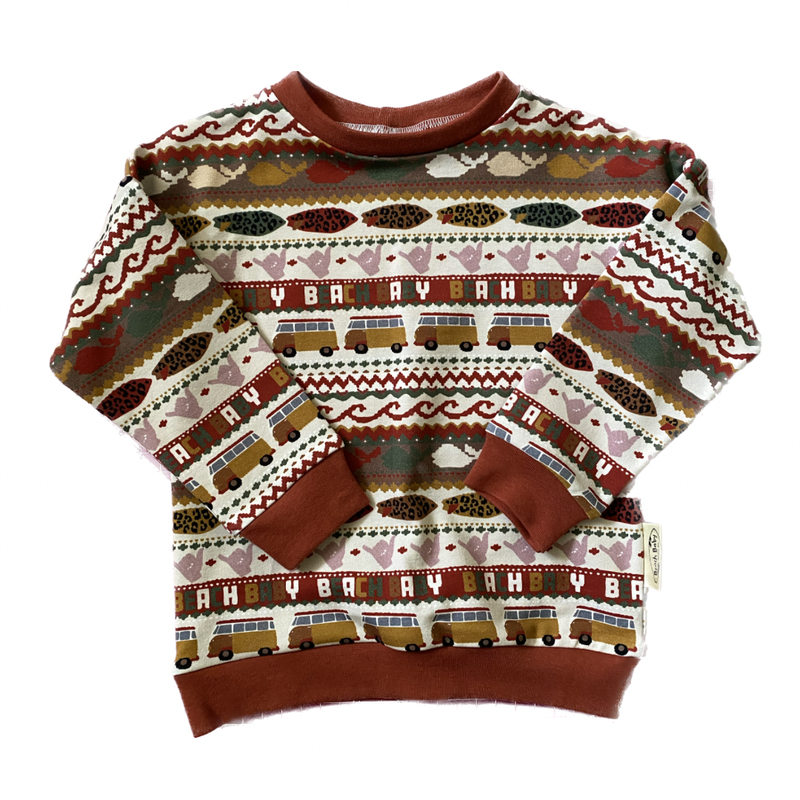 Beach Baby Fairisle Christmas Sweater