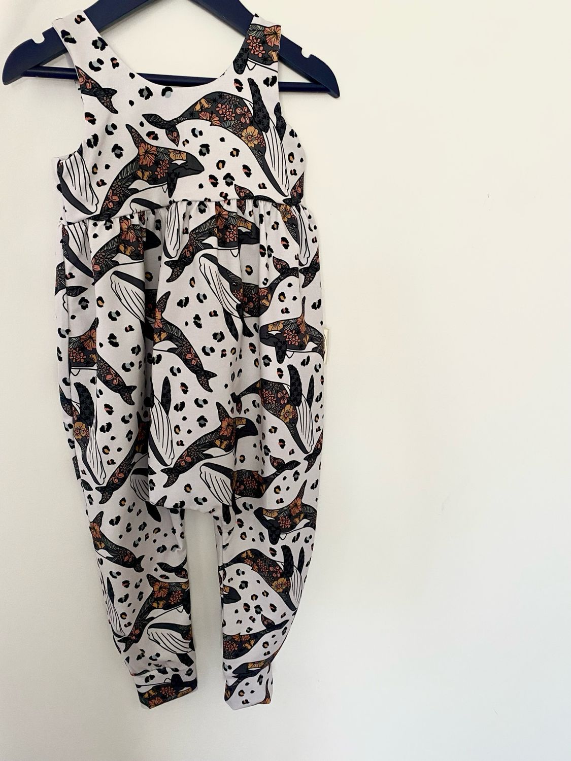 Tropical Whales Napa Romper