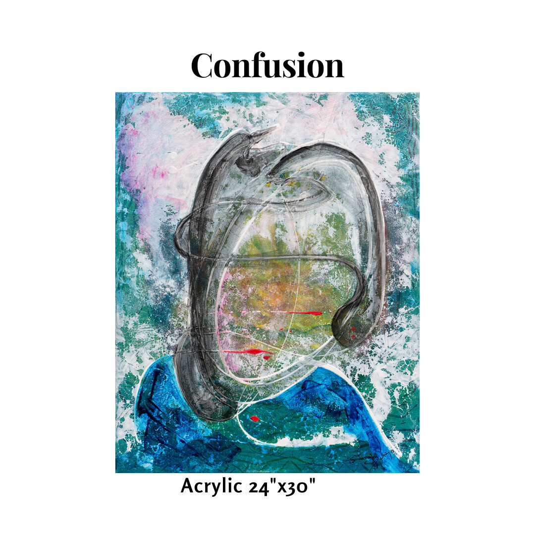 Confusion  - Acrylic 24x30