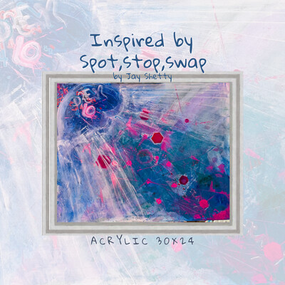 Spot, Stop & Swap - Acrylic 30x24