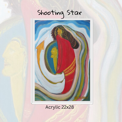 Shooting Star - Acrylic 22x28