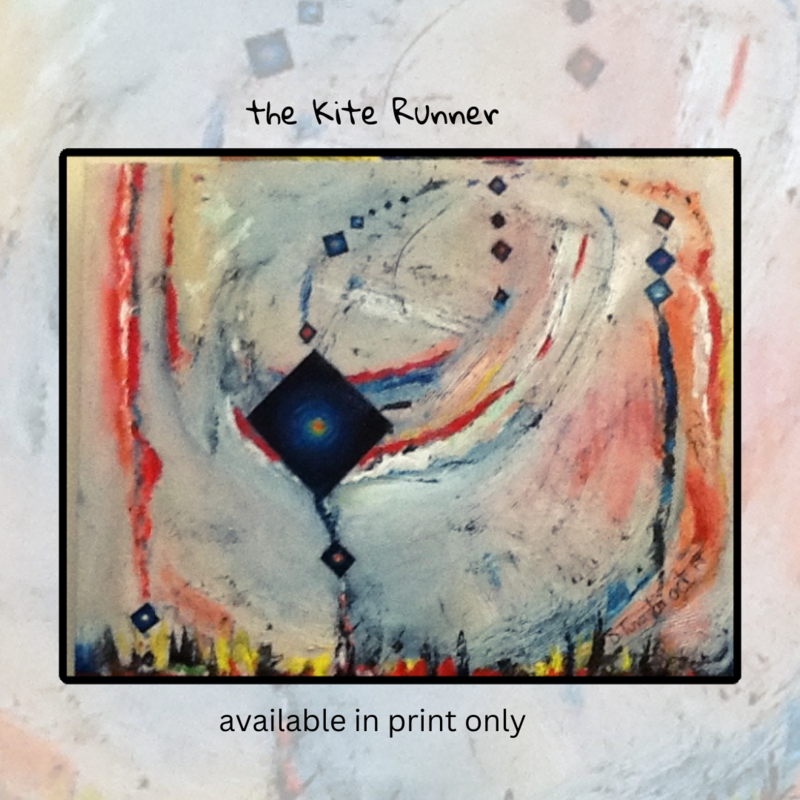 The Kite  Runner - print 8"x10" or any custom size-Email me for estimate