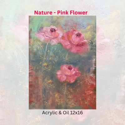 Nature- Flower- oil 12x16