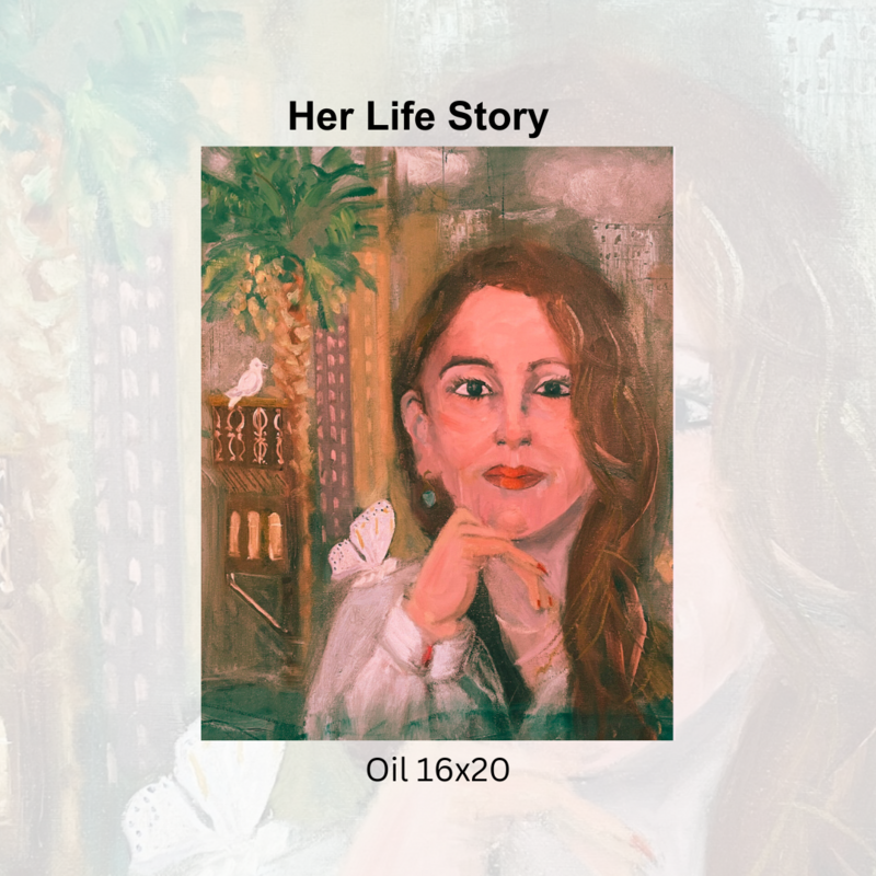 Yasmeen life story-oil 16x24