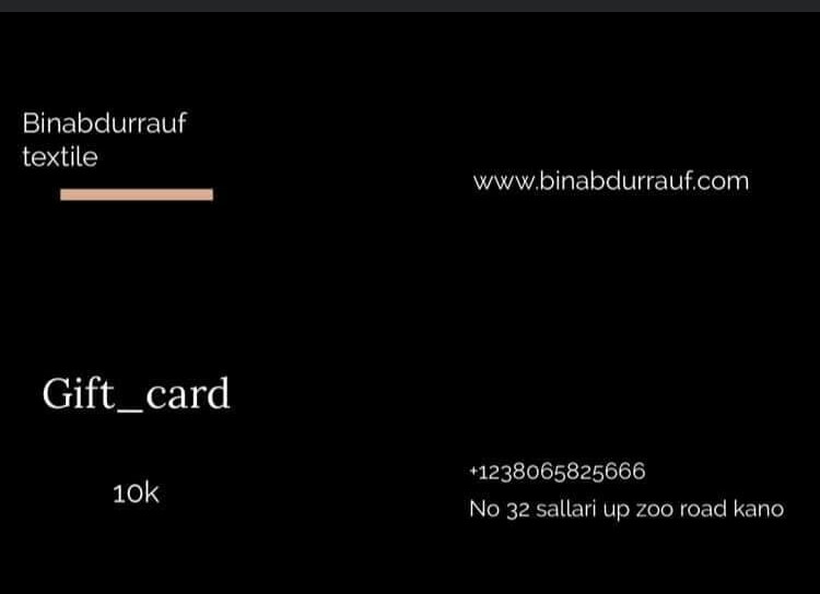 Gift card