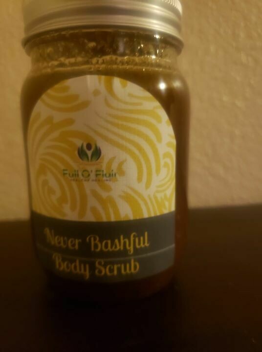 Never bashful body scrub