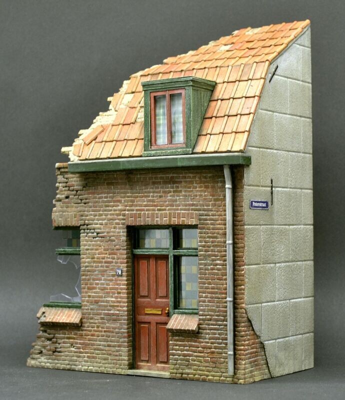 DioDump DD185 Dutch village ruin - 1:35 scale