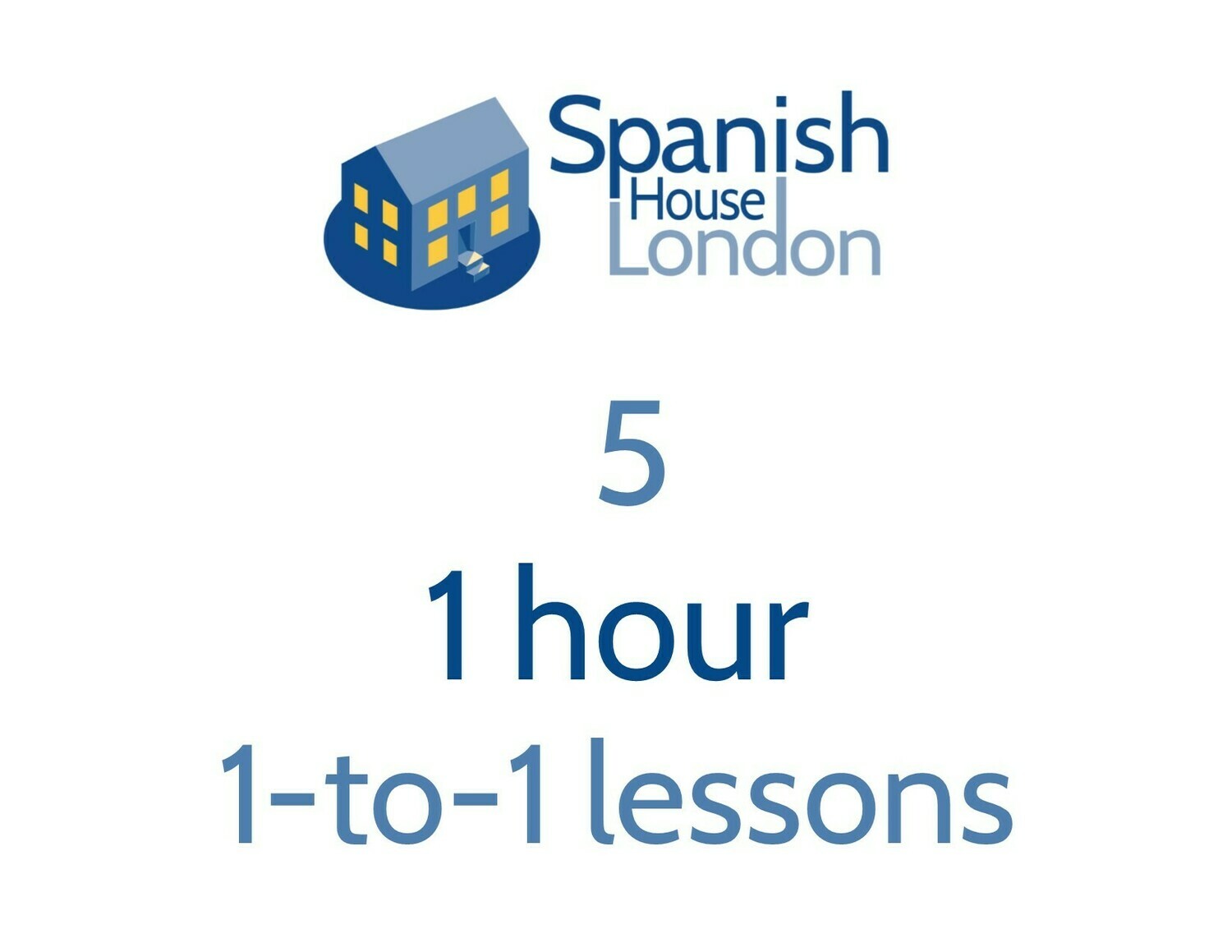 Five 1 hour 1-to-1 lessons