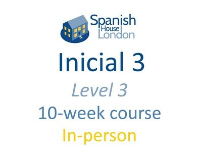 Inicial 3 Course starting on 27th September at 6pm in Clapham North
