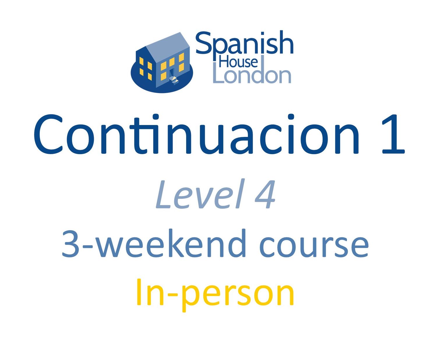 Weekend-Intensive Continuacion 1 Course starting on 19th June at 7pm in Clapham