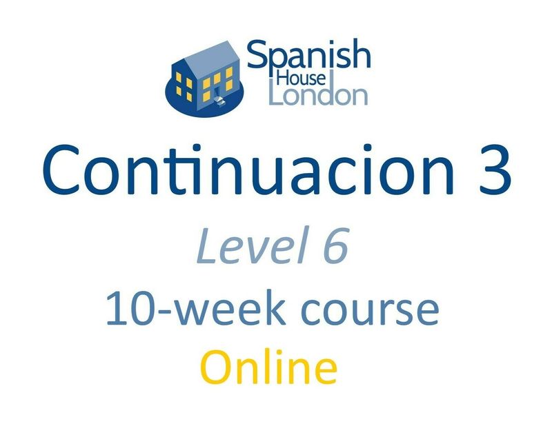 Continuación 3 Course starting on 27th August at 7.30pm Online