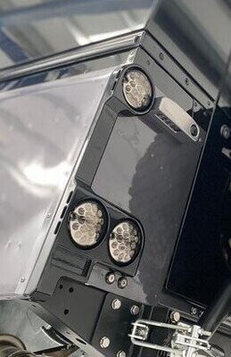 Land Rover Defender LED Rear Lamp Pods Aluminium