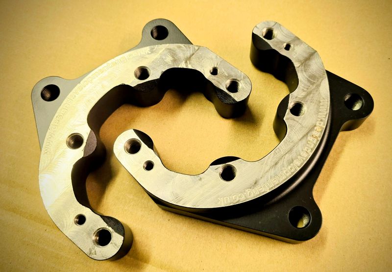 Salisbury Caliper Mounting Bracket CLOCKED