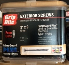 Exterior Screws