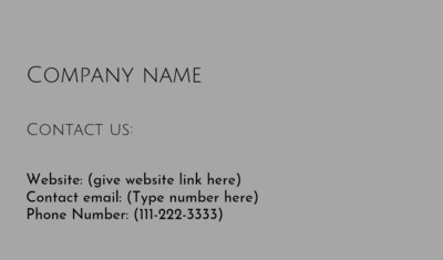 Elegant Modern Business Card