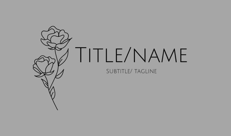 Elegant Modern Business Card