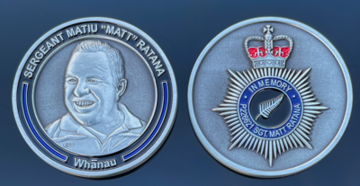 Sgt. Matt Ratana Memorial Challenge Coin