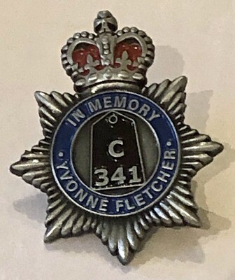 Yvonne Fletcher 40th Anniversary epaulette pin badge