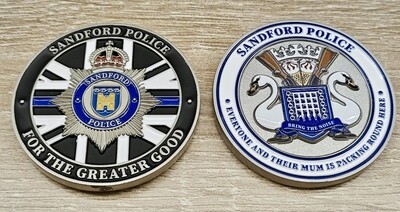 Sandford Police challenge coin