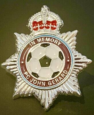 PC John Gerard Memorial pin badge