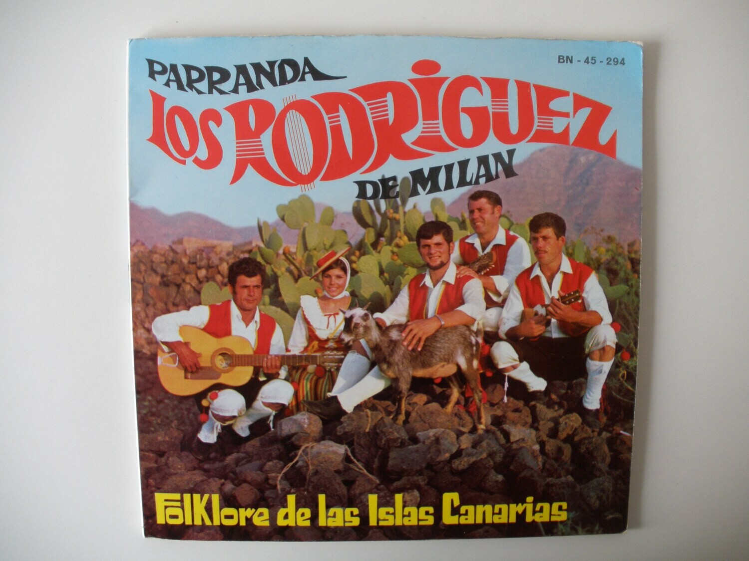 DISCO de Parranda de Los Rodriguez de Milan. 1970 Tenerife