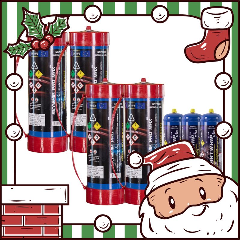 4 x Skywhip Mega 3.3L + 3 x Startwhip 660g