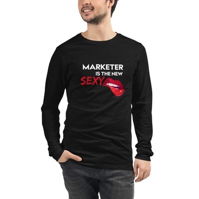 Camiseta manga larga - Marketer is the new sexy