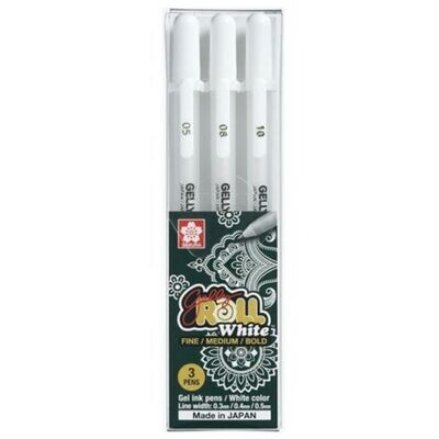 Gelly Roll White Pens EstX3
