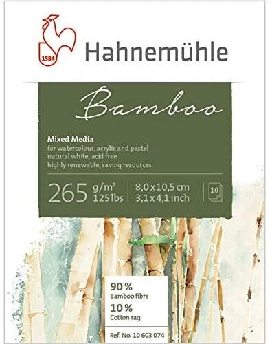 Block Bamboo Mixed Media