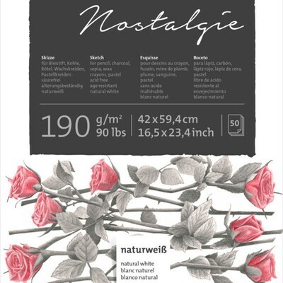 Block Nostalgie Hahnemühle 190 g/m²