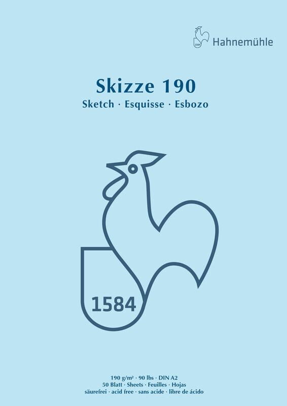 Block  Skizze Hahnemühle 190 g/m²