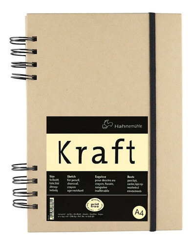 Kraft Hahnemühle 80 hojas 120 g/m²