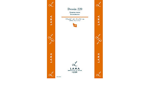 Block Lana Design 30 hojas 220 g/m² Hahnemühle