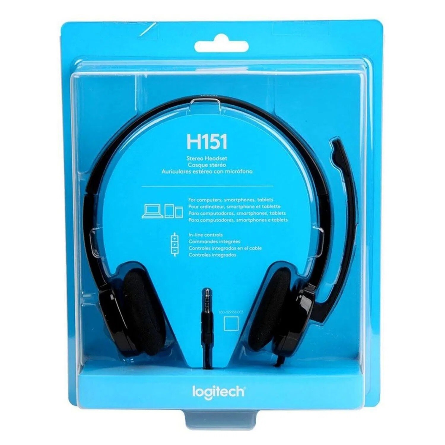 Audifono C/Microf Logitech H151 Estereo Black