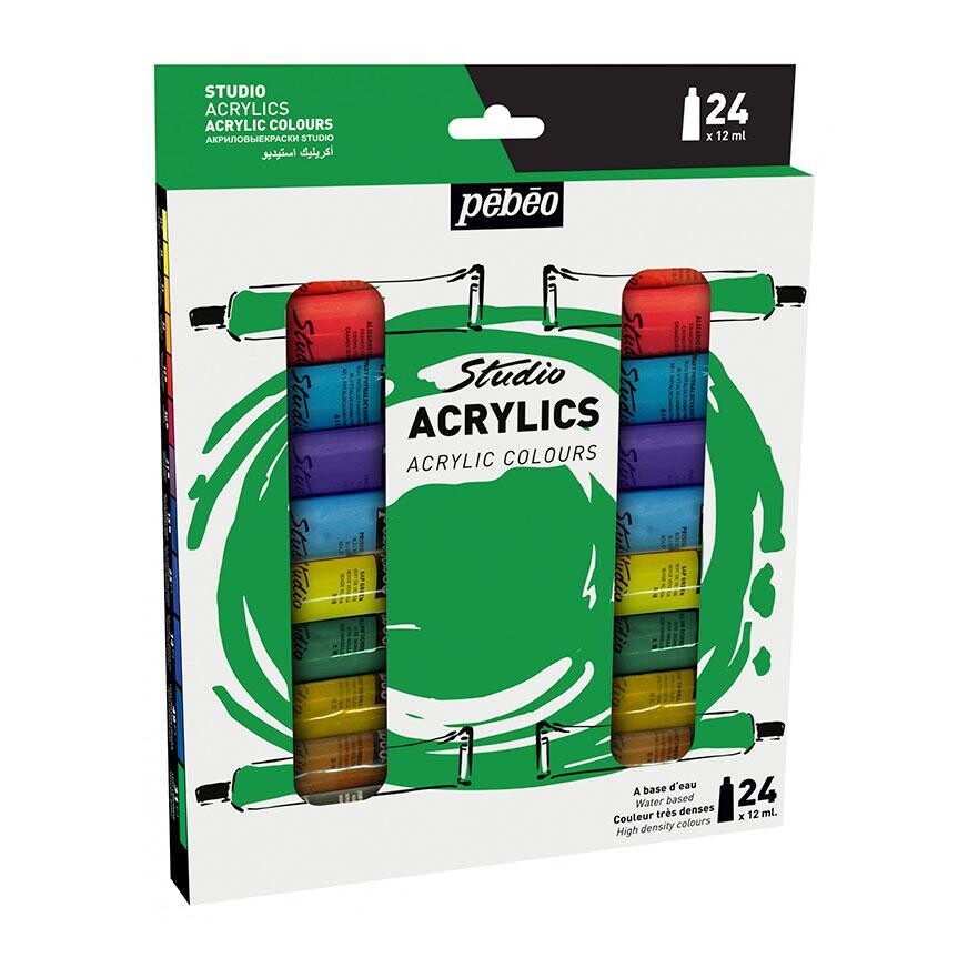 Set Acrilico Studio Est x24 x 12ml