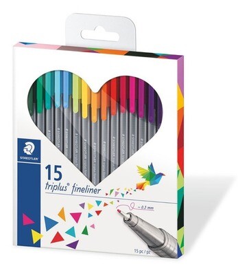 Fineliner triplus Est X15  Staedtler