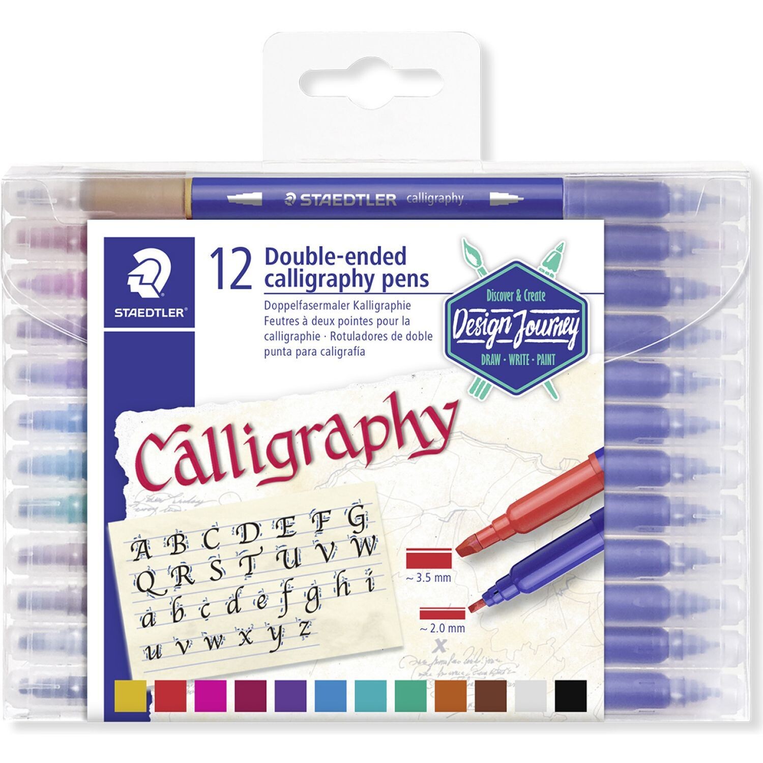 Rotulador doble punta Caligrafico Est X12