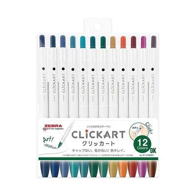 Marcadores Clickart EstX12
