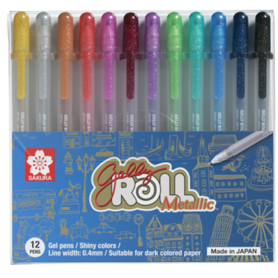 Gelly Roll Metalico EstX12