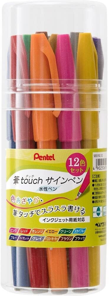 Marcador Brush Touch EstX12