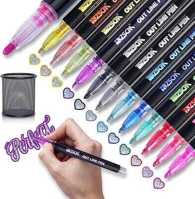 Marcador OutlinePen Gel EstX12
