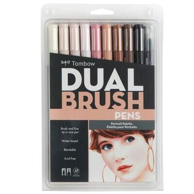 Dual Brush Retrato Set X10