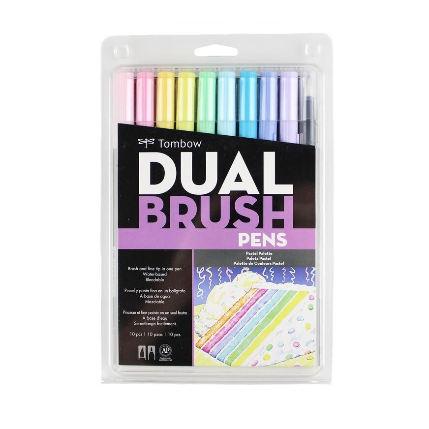 Dual Brush Pastel Set X10