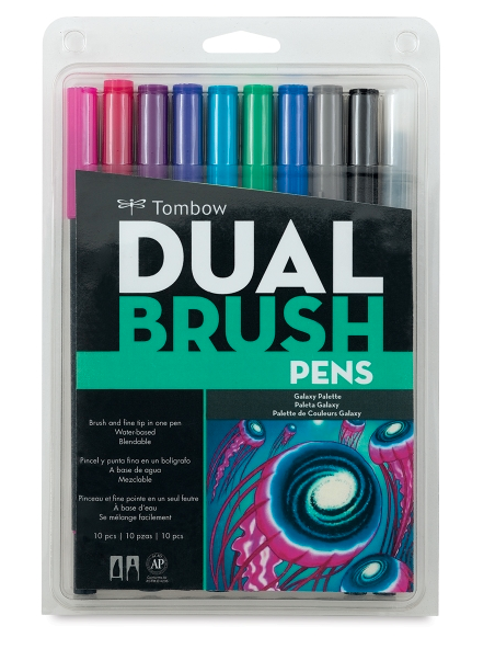 Dual Brush Galaxia Set X10