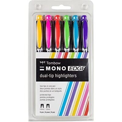 Resaltadores Mono Edge Est X6