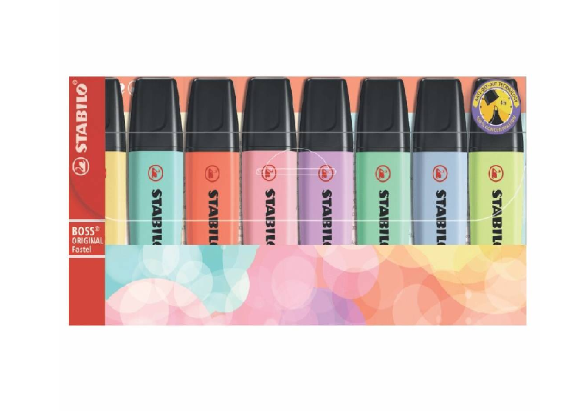 Resaltador Boss pastel Estx 8