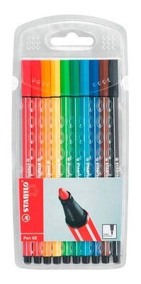 Plumones Pen 68 Est X 10